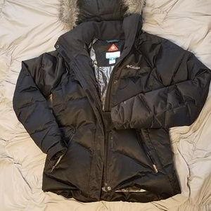 Columbia down winter jacket